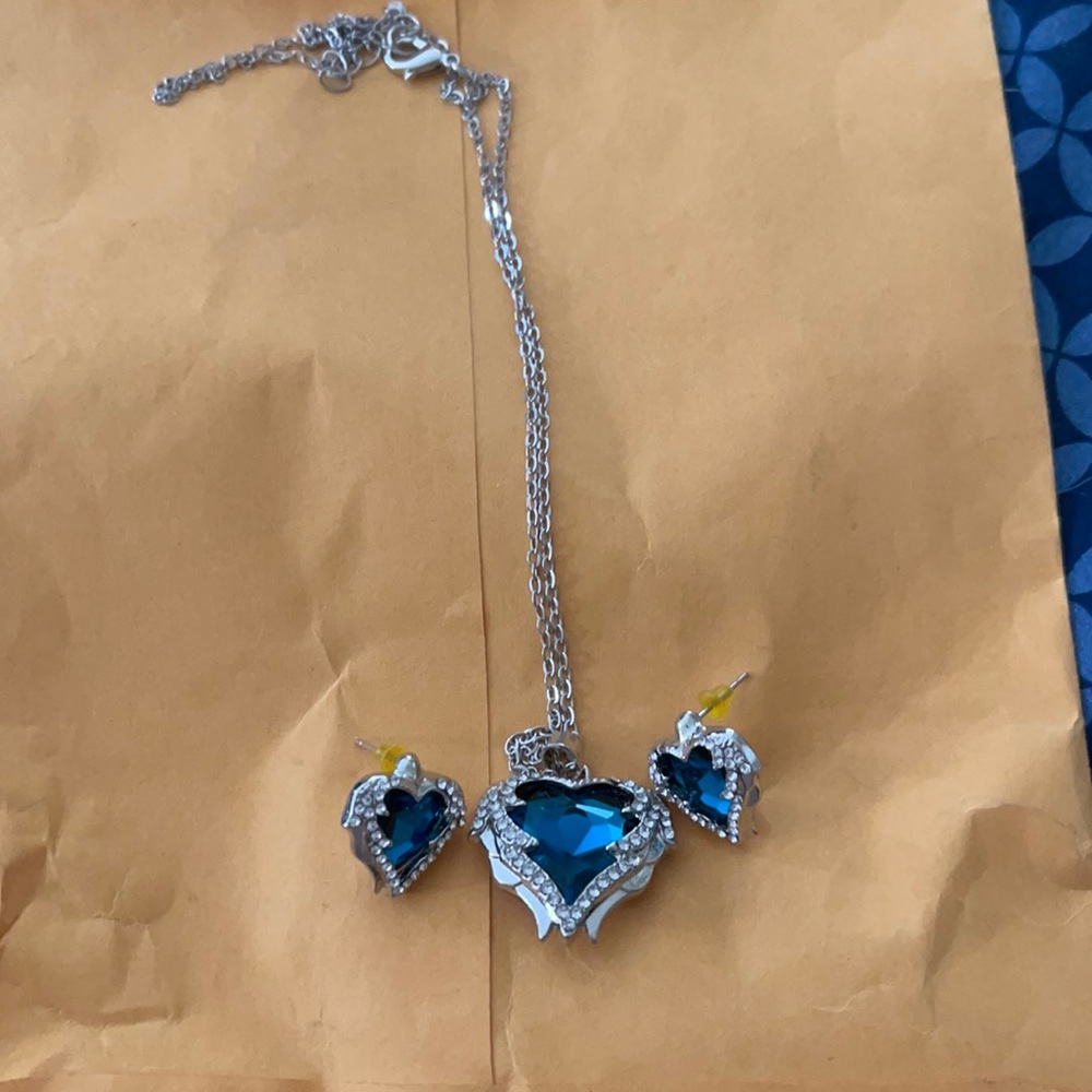 Necklace and earrings